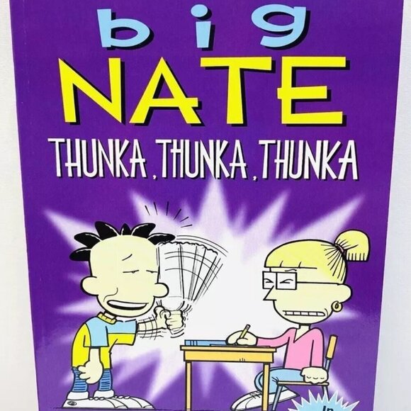 BIG NATE THUNKA. THUNKA. THUNKA. Book by Lincoln Peirce (Paperback) Brand New - Picture 1 of 6